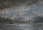 <b>Sturmwolken</b><br> Technik: Pastell<br> Format: 30 x 40 cm<br> Original